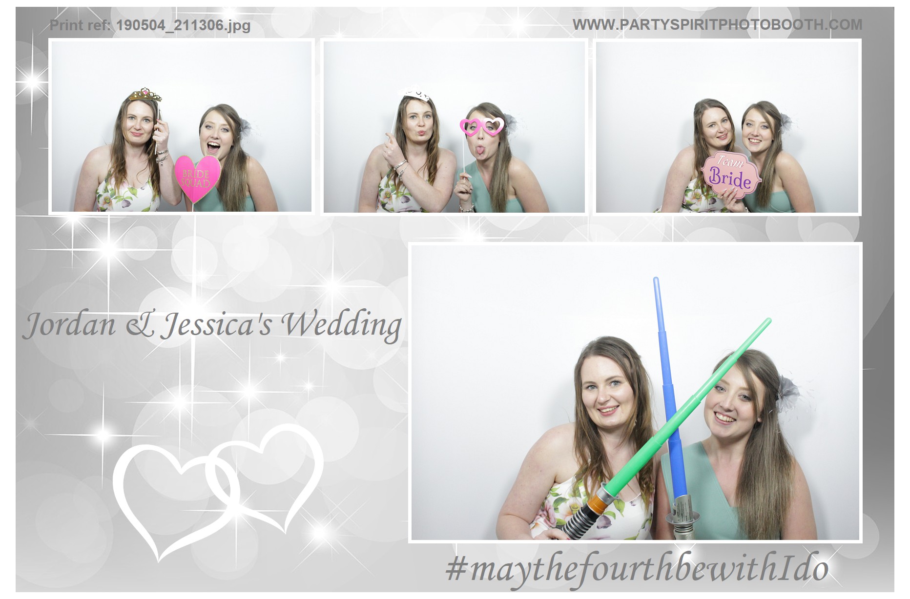 Jordan and Jessica's Wedding | View more photos from the event at gallery.partyspiritphotobooth.com/u/PartySpiritPhotoBooth/Jordan-and-Jessicas-Wedding
